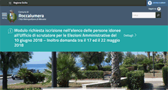 Desktop Screenshot of comune.roccalumera.me.it